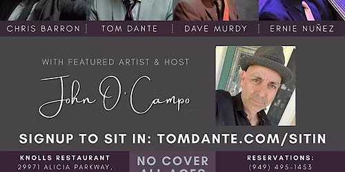 Sit In with the Tom Dante Quartet