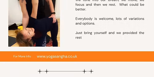 Tuesday Evening Ashtanga Vinyasa Yoga with Yvette Cheadle and on-line