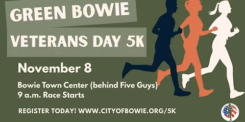 Green Bowie Veterans Day 5K
