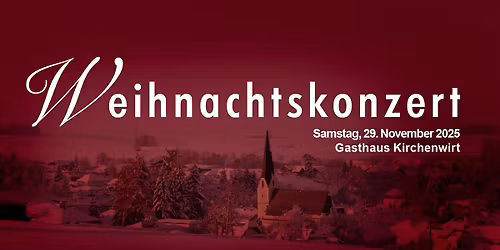 Weihnachtskonzert Marktmusik Eberschwang