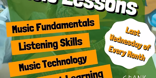 Home Ed Music Workshops -April 2026 10-11.30am