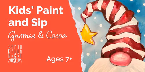 Kid's Paint & Sip: Gnomes and Hot Chocolate (Ages 7+)