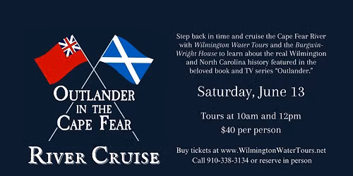 Outlander in the Cape Fear River Cruise