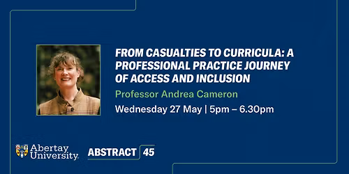 Abstract 45: Professor Andrea Cameron