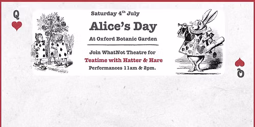 Alice's Day at Oxford Botanic Garden