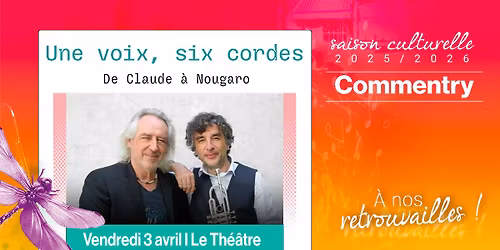 Une voix, six cordes - De Claude \u00e0 Nougaro