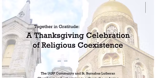 Together in Gratitude: A Thanksgiving Celebration of Religious  Coexistence