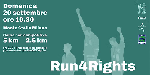 Run4Rights - corriamo insieme per i Giusti!