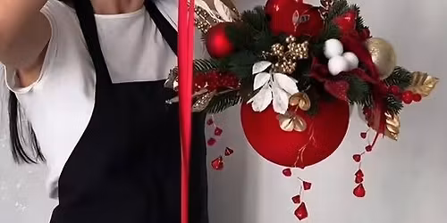 Christmas Hanging Ball Arrangement Workshop with Donna
