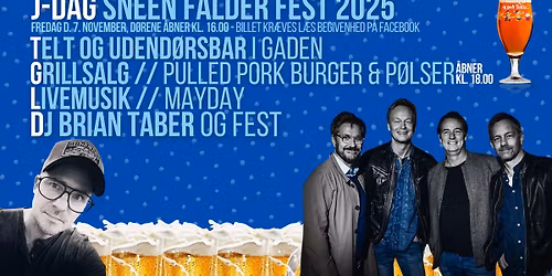 J-DAG SNEEN-FALDER-FEST \/\/ 7. NOVEMBER 2025 \/\/ \ud83e\udd73\ud83c\udf7a