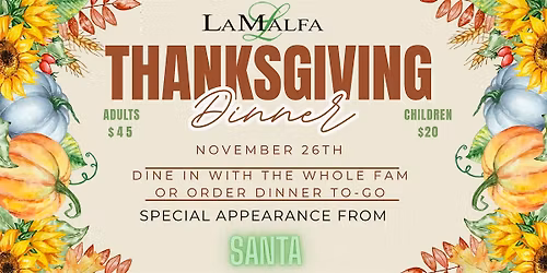 LaMalfa Thanksgiving Dinner