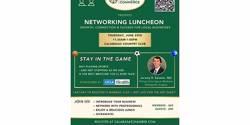 Calabasas Chamber's Networking Luncheon with UCLA Health