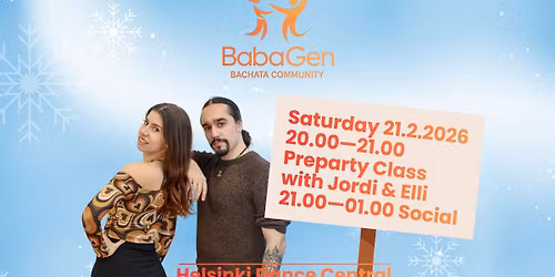 BabaGen: Preparty Class with Jordi and Elli & Social