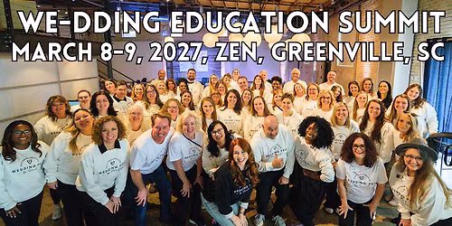 2027 WE Summit-Wedding Education Summit For Wedding Professionals only.