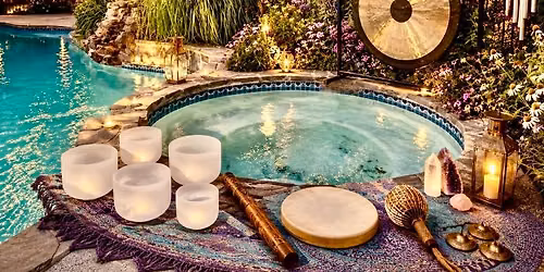 Sound Bath in the Zen Den Hot Tub. 