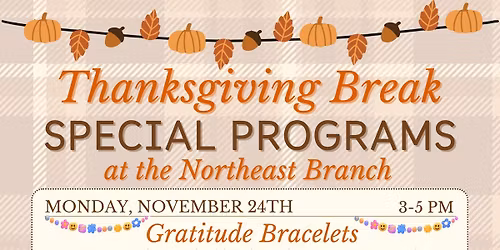 Thanksgiving Break at RPL Northeast!