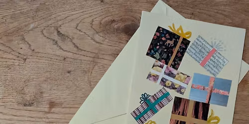 Christmas Card Making (collage)