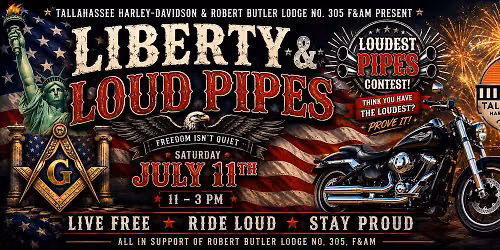Liberty & Loud Pipes at Tallahassee Harley-Davidson