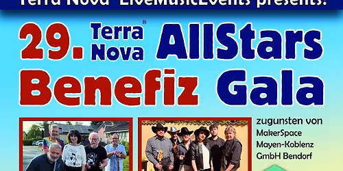 29. TERRA NOVA® AllStarsBenefizGala in der Sayner Hütte in Bendorf zugunsten von "MakerSpace"
