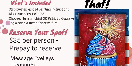 Sip and paint at Beans Creek Winery! 