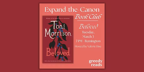 Expand the Canon Book Club: "Beloved" by Toni Morrison