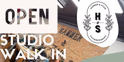 Saturday March 21st- OPEN STUDIO WALK IN HOURS 10a-2p