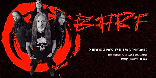 BARF \/\/ Vendredi 21 novembre 2025 \/\/ L'Anti Bar & Spectacles