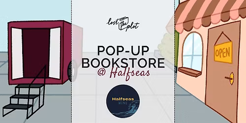 Bookstore Pop-up @ Halfseas Wine + Bottle Shop