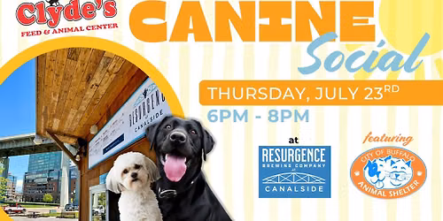Clyde's Canine Social at Resurgence at Canalside