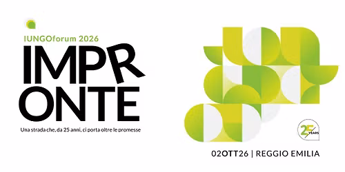 IUNGOforum 2026 | Impronte