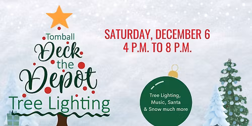 Deck the Depot Tree Lighting