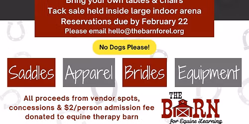 Tack & Craft Sale - 3rd Annual!