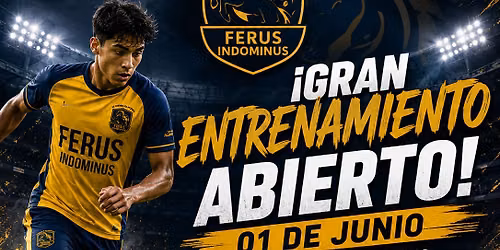 \u26bd\ud83d\udd25 \u00a1ENTRENAMIENTO ABIERTO GRATIS! \ud83d\udd25\u26bd
