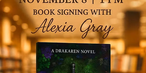 B&N Book Signing- Love of the Bladed Dove