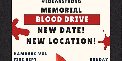 2026 #LoganStrong Memorial Blood Drive
