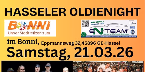 HASSELER OLDIENIGHT mit Cop Connection und Westernhagen Coverband