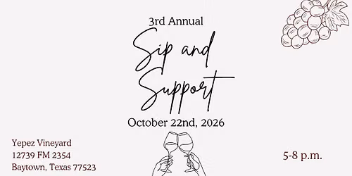Sip and Support 2026