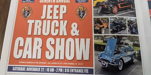 Epiphany KOC Council 12569 TRUCK, BIKE, JEEP & CAR SHOW