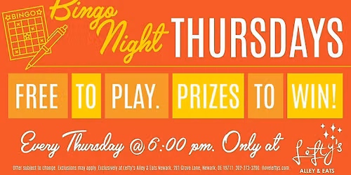 Bingo Thursdays