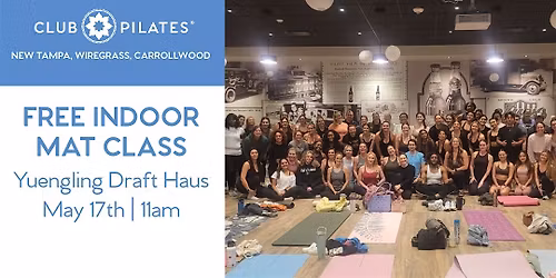 FREE Indoor Mat Class at Yuengling Draft Haus