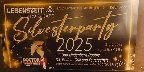 Silvesterparty mit Udo Lindenberg Double
