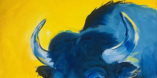Mali's Art Studio Indigenous Month Paint Morning - Bison