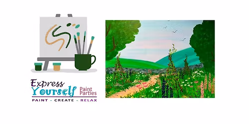Cottage Garden Paint Party @ Colchester