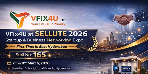 VFix4U at Sellute 2026 \u2013 Startup & Business Networking Expo