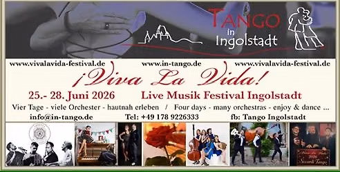 \u00a1VIVA la VIDA! Livemusikfestival Ingolstadt