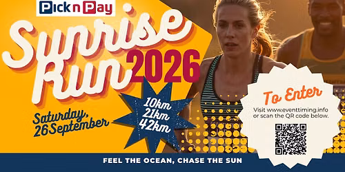 2026 PICK n PAY DURBAN SUNRISE RUN