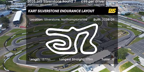 2026 EKS Silverstone Round 7 | Kart Silverstone Endurance Layout (TBC)