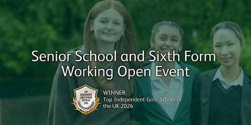 Senior School and Sixth Form Working Open Day