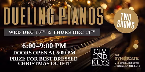 Back to Back Dueling Pianos Holiday Edition 