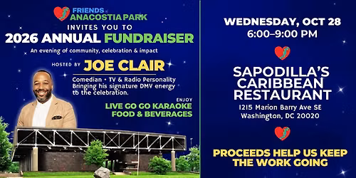 Friends of Anacostia Park | 2026 Annual Fundraiser